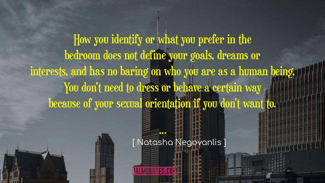 Actions Define Who You Are quotes by Natasha Negovanlis