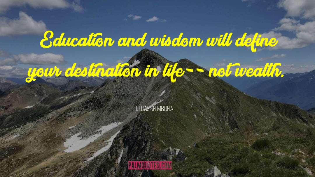 Actions Define Your Destination quotes by Debasish Mridha