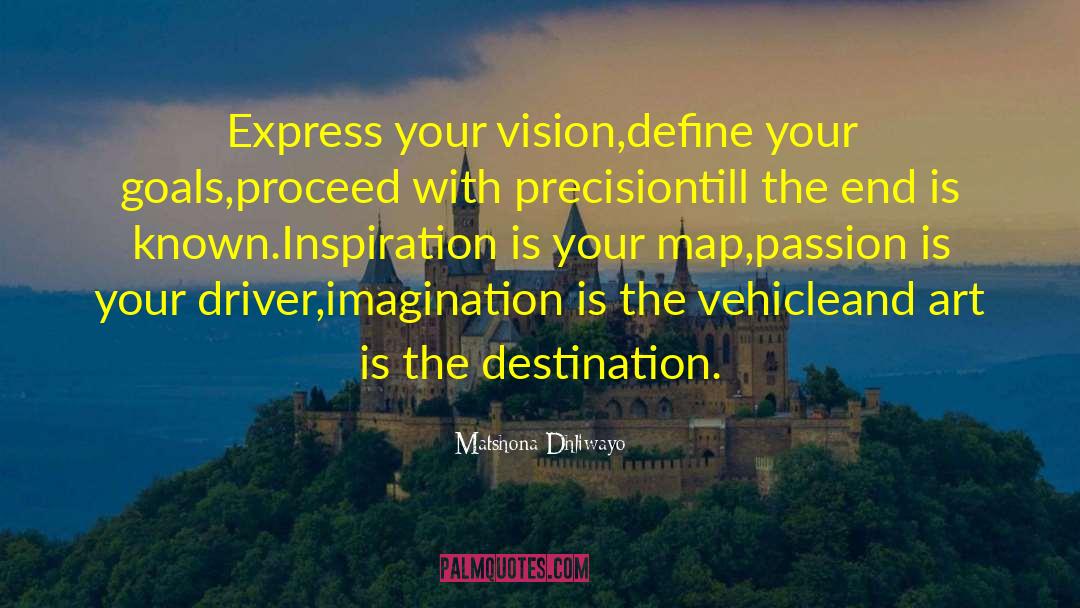 Actions Define Your Destination quotes by Matshona Dhliwayo