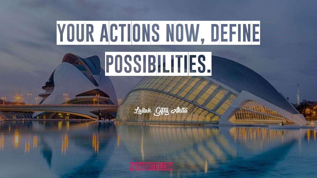 Actions Define Your Destination quotes by Lailah Gifty Akita