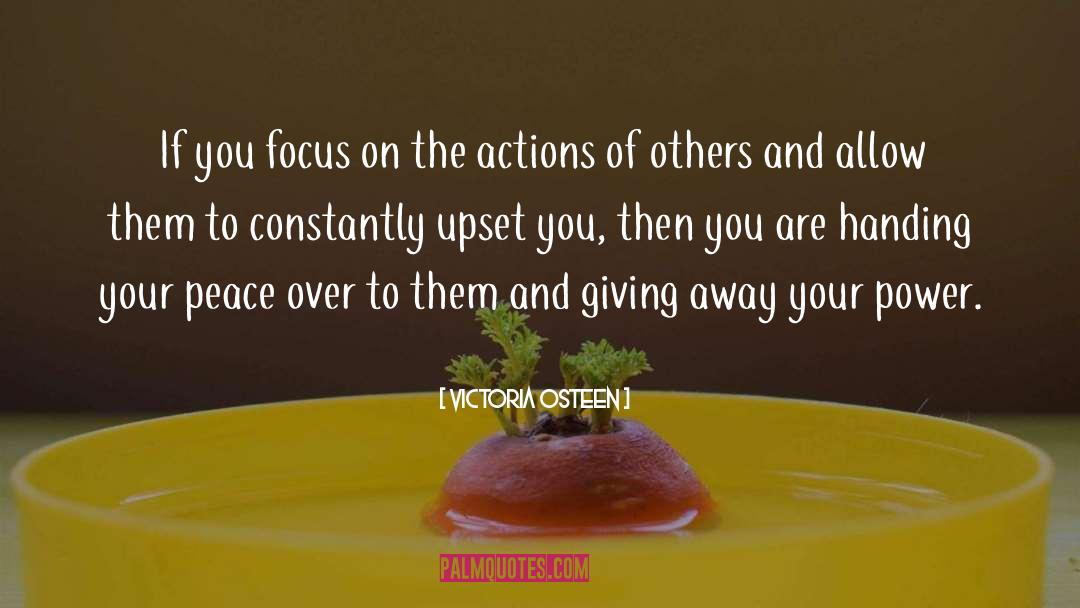 Actions Inspiration quotes by Victoria Osteen