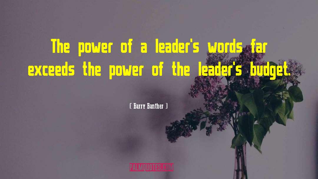 Actions Words quotes by Barry Banther