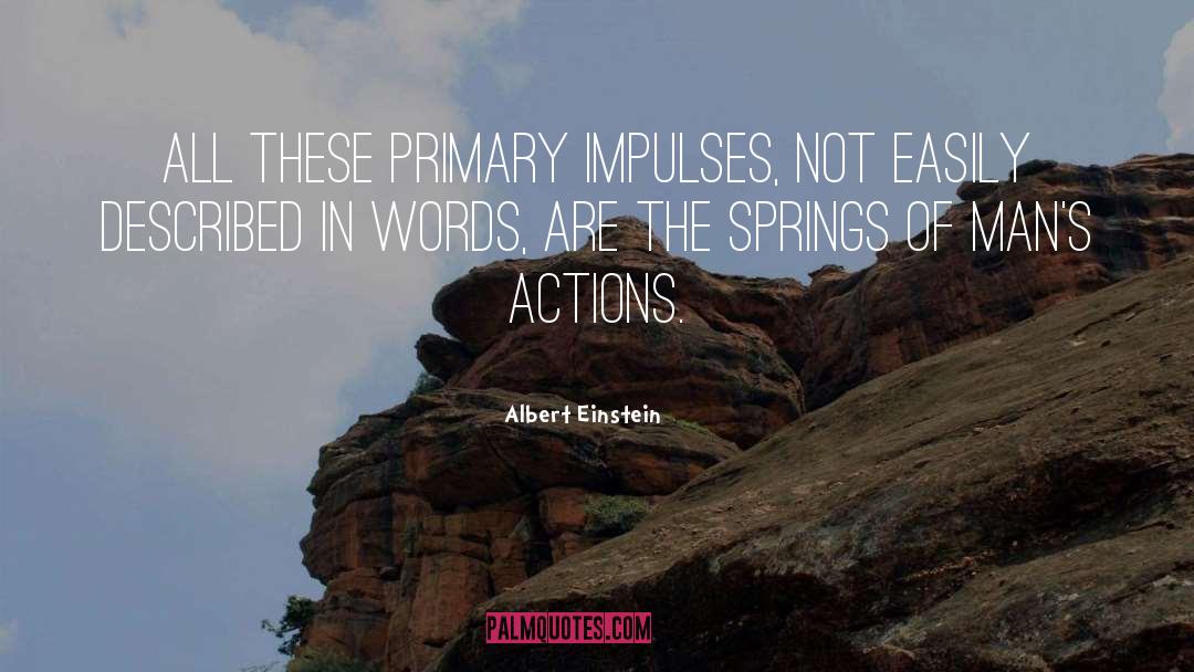 Actions Words quotes by Albert Einstein