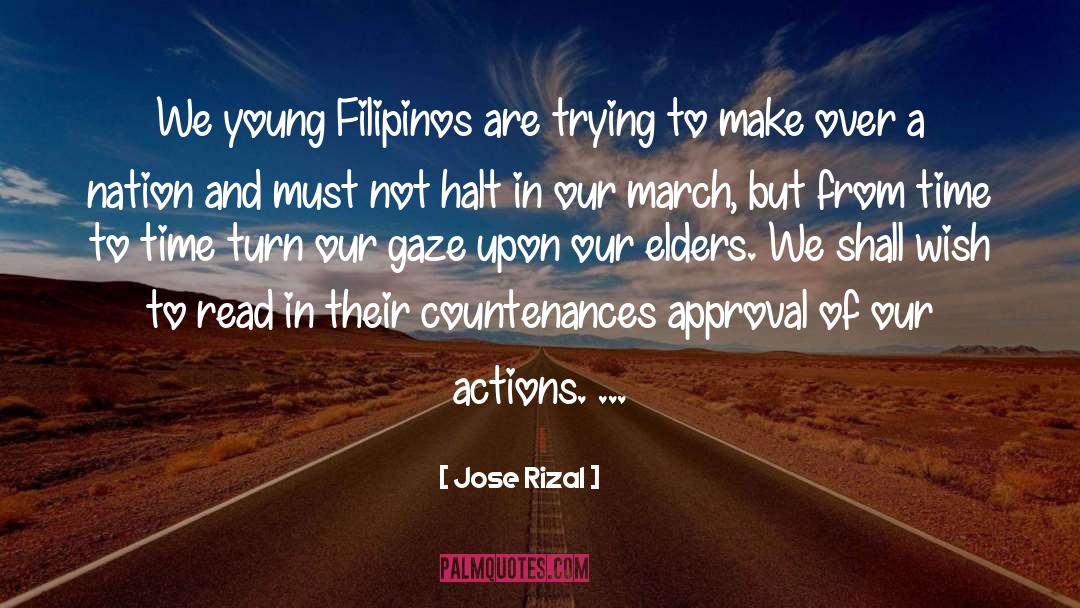 Actions Words quotes by Jose Rizal