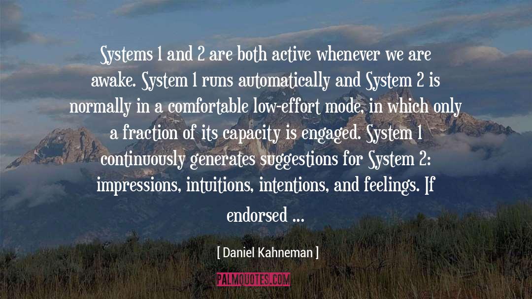 Activated quotes by Daniel Kahneman