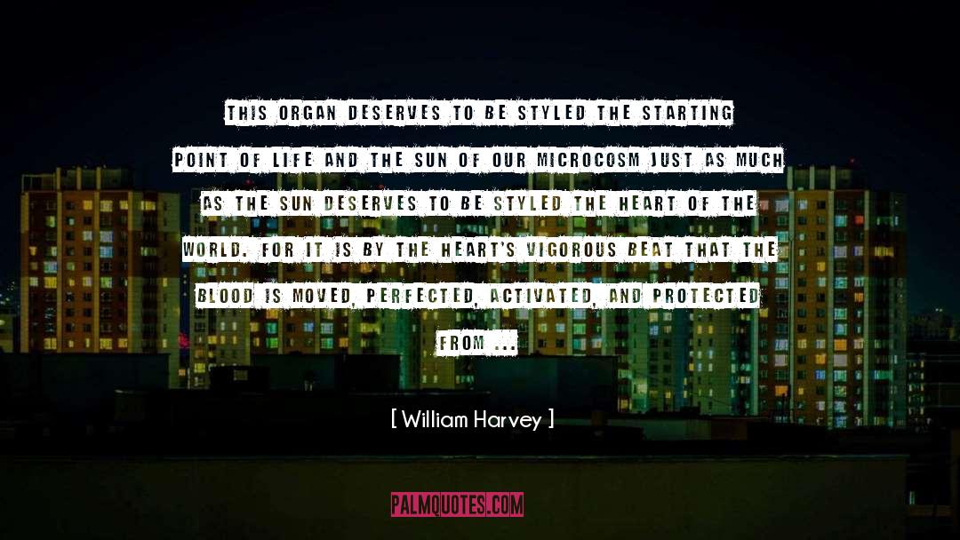 Activated quotes by William Harvey