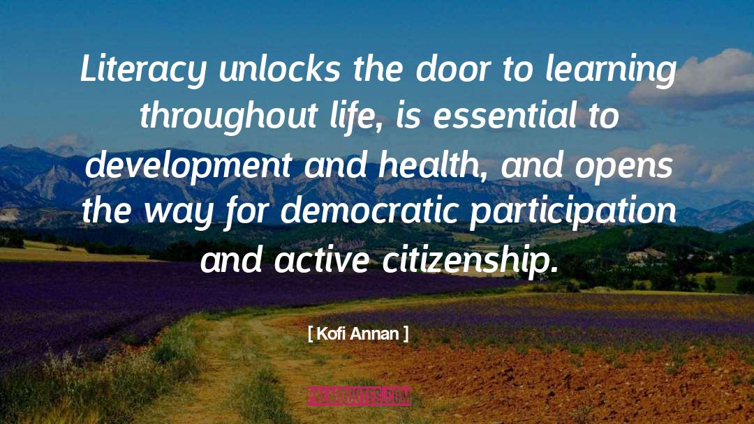 Active Citizenship quotes by Kofi Annan