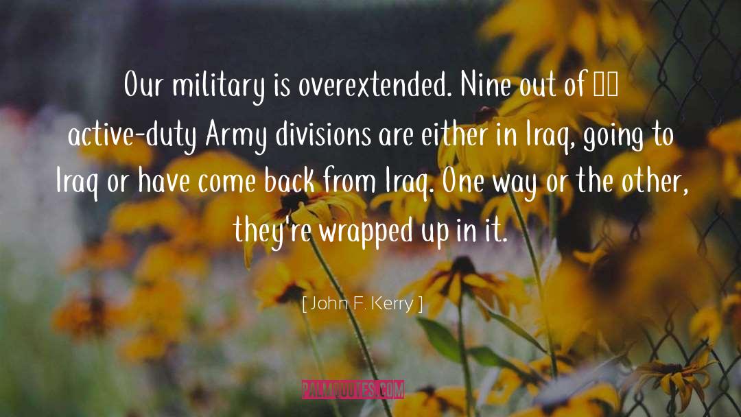 Active Duty quotes by John F. Kerry