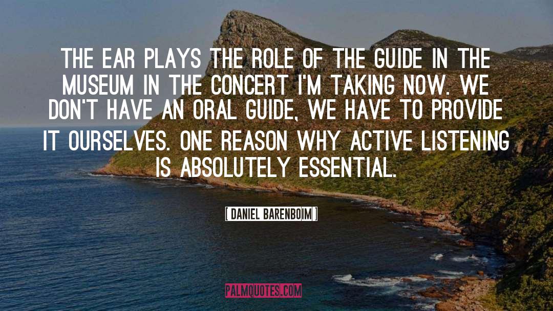 Active Listening quotes by Daniel Barenboim