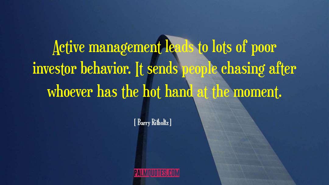 Active Management quotes by Barry Ritholtz