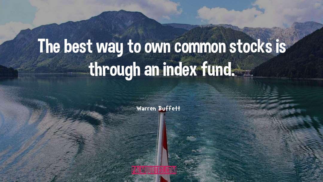 Active Management quotes by Warren Buffett