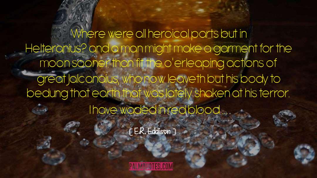 Activism Trauma quotes by E.R. Eddison