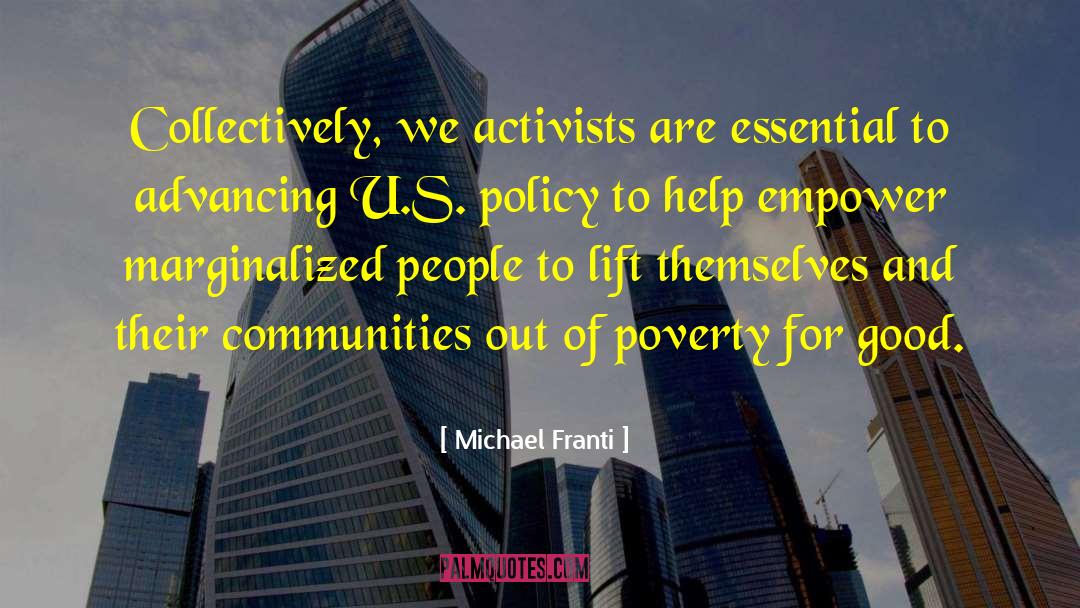 Activist quotes by Michael Franti