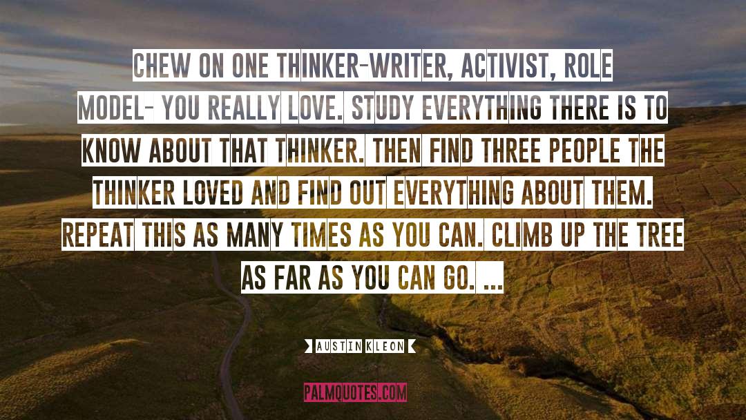 Activist quotes by Austin Kleon