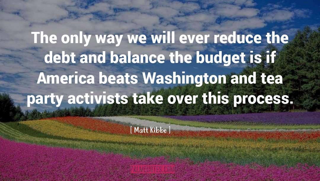 Activists quotes by Matt Kibbe