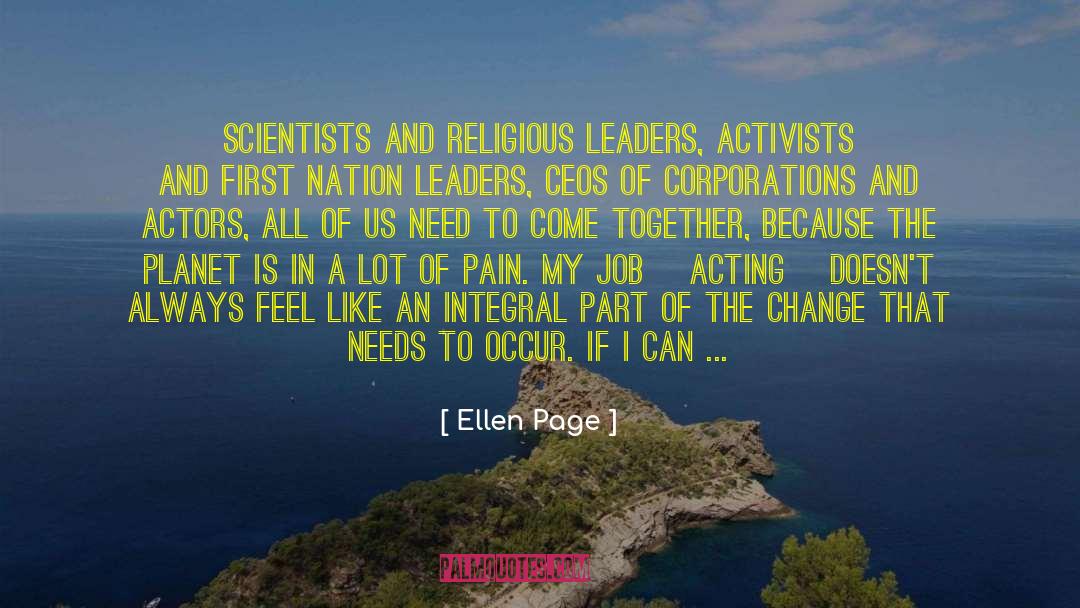 Activists quotes by Ellen Page