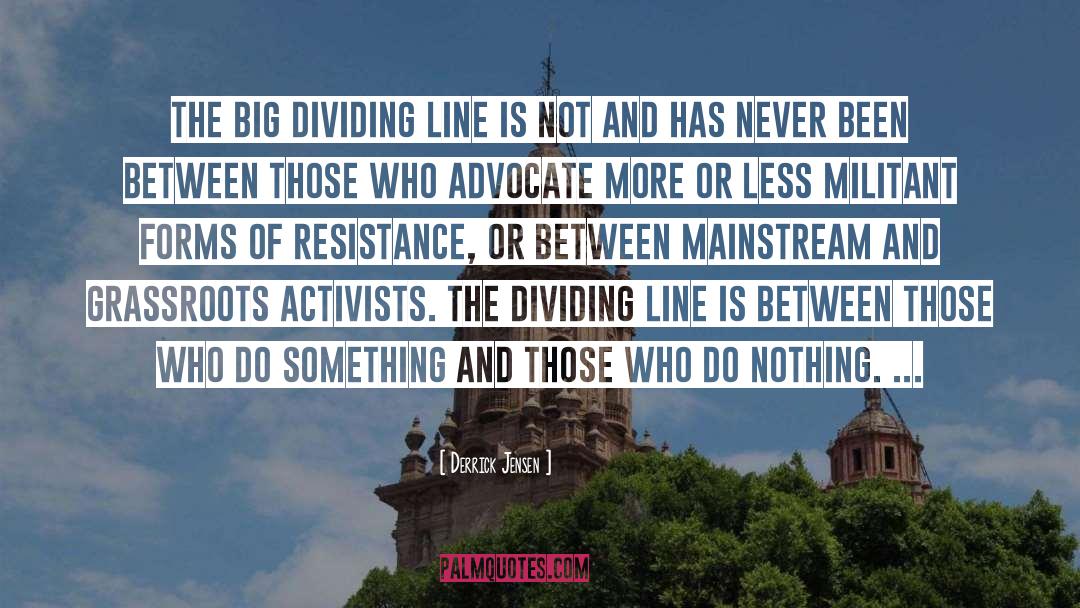 Activists quotes by Derrick Jensen
