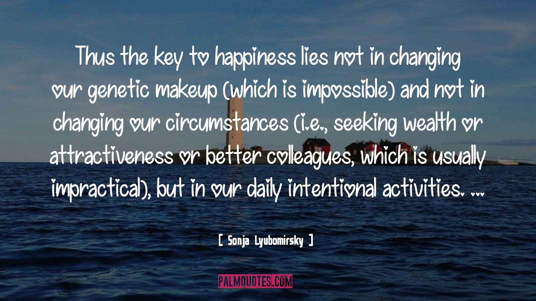 Activities quotes by Sonja Lyubomirsky