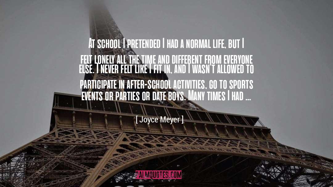 Activities quotes by Joyce Meyer