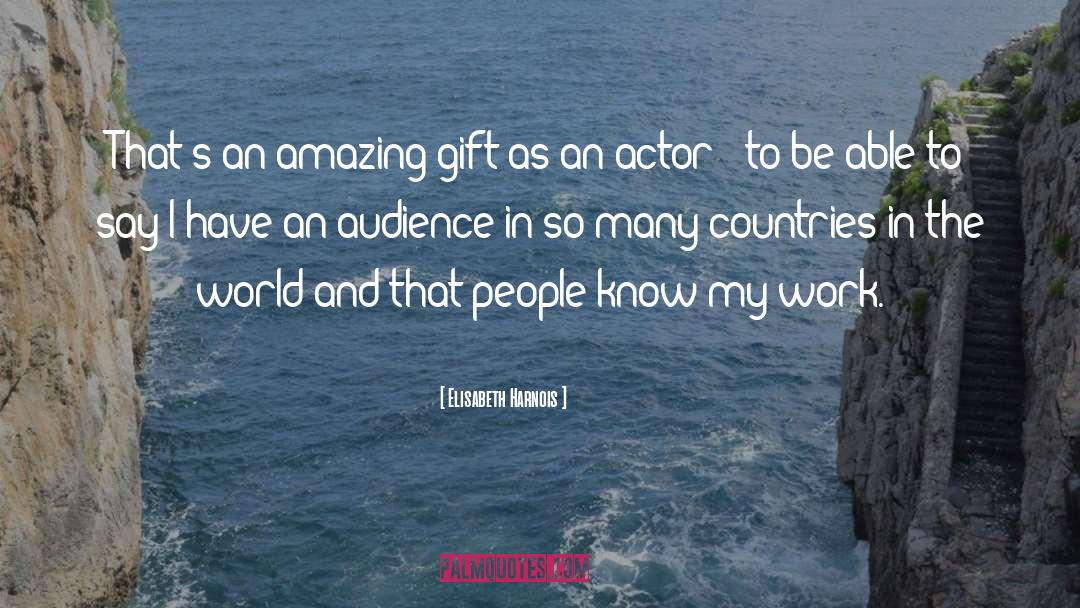 Actor quotes by Elisabeth Harnois