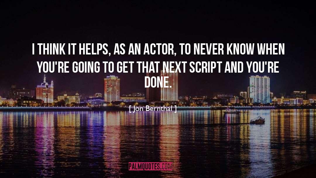 Actor quotes by Jon Bernthal