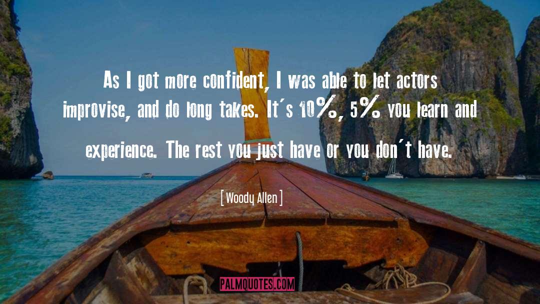 Actors And Actresses quotes by Woody Allen