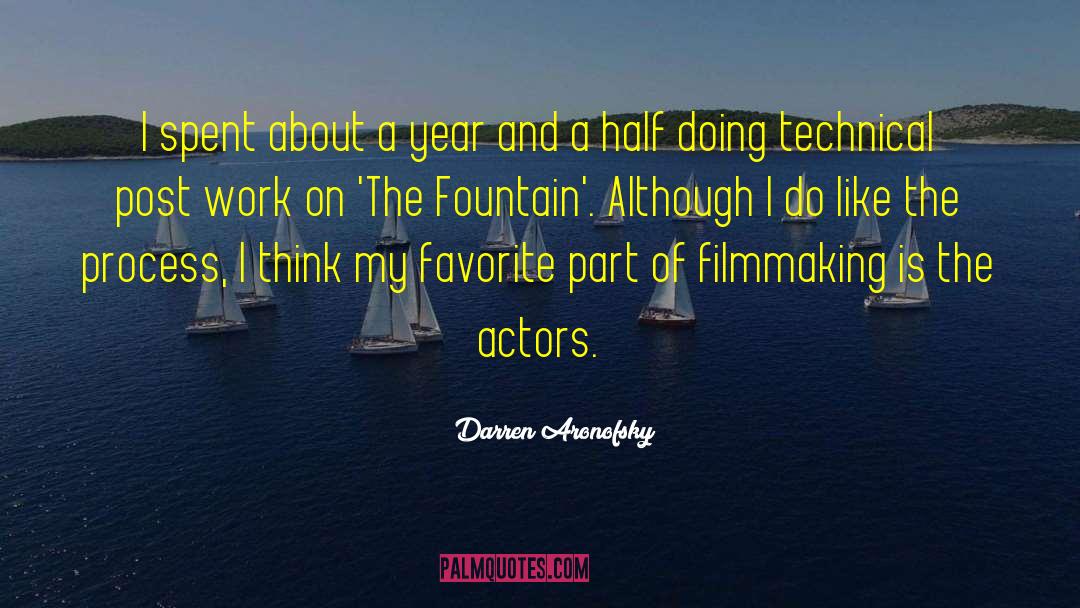 Actors And Actresses quotes by Darren Aronofsky