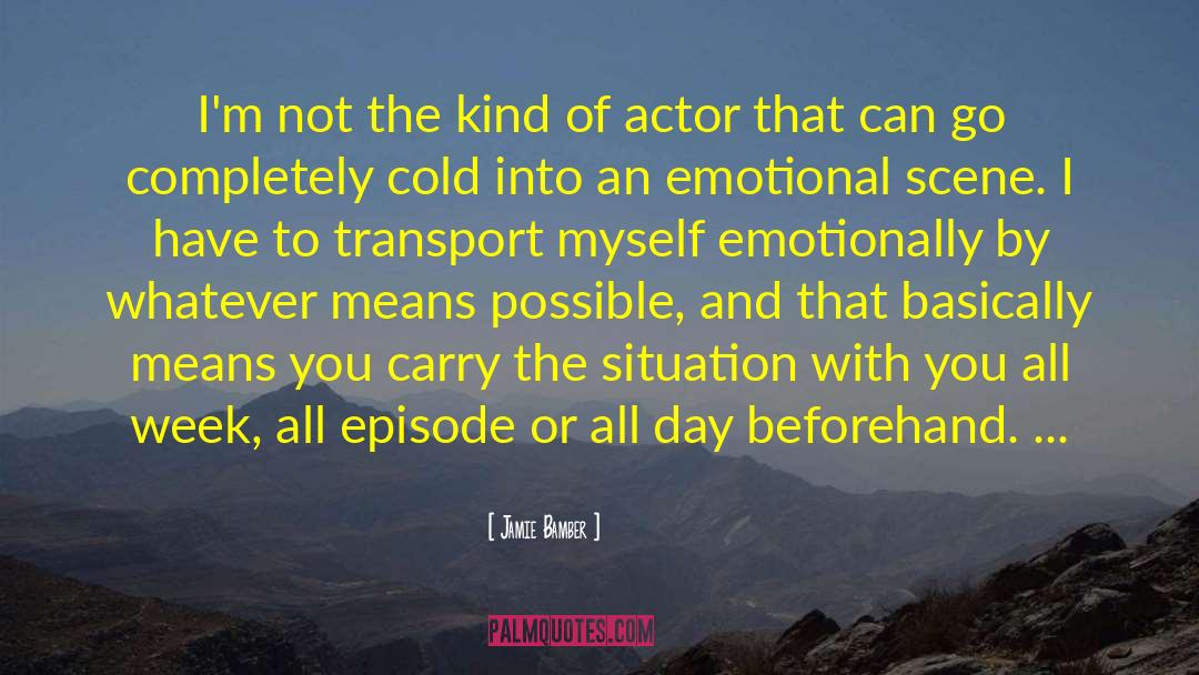 Actors And Audience quotes by Jamie Bamber