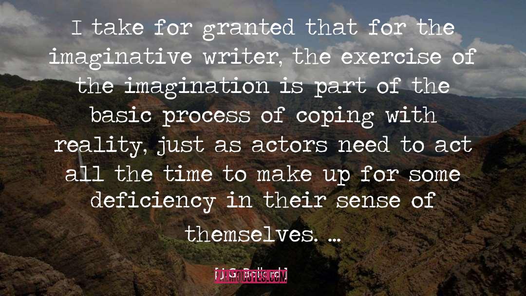 Actors quotes by J.G. Ballard