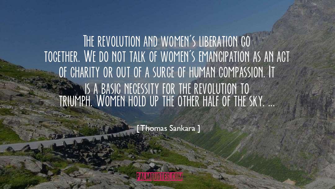 Acts Of Charity quotes by Thomas Sankara