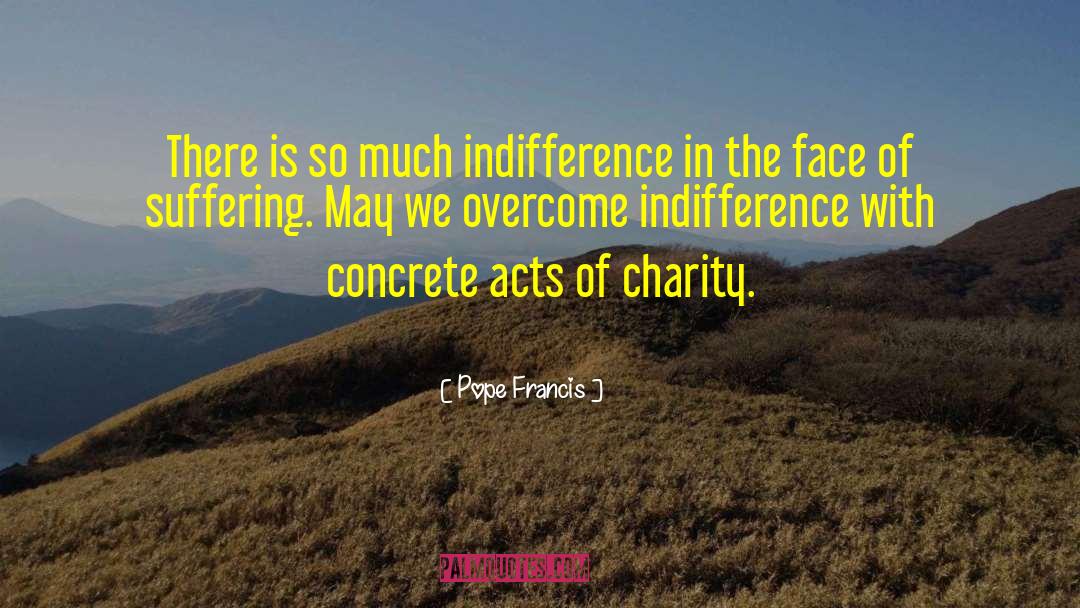 Acts Of Charity quotes by Pope Francis