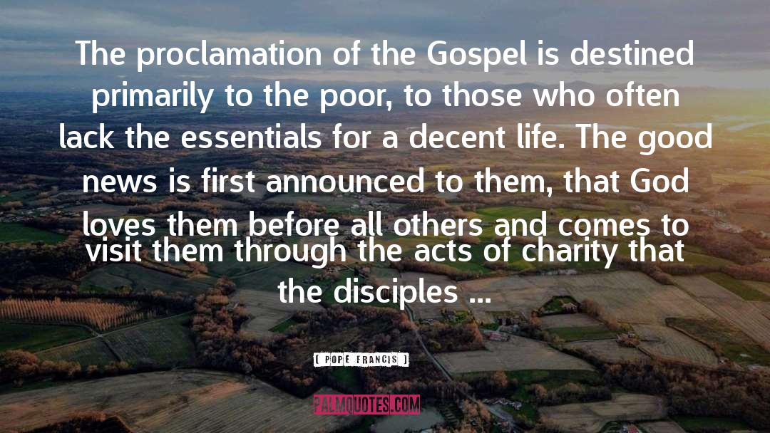 Acts Of Charity quotes by Pope Francis