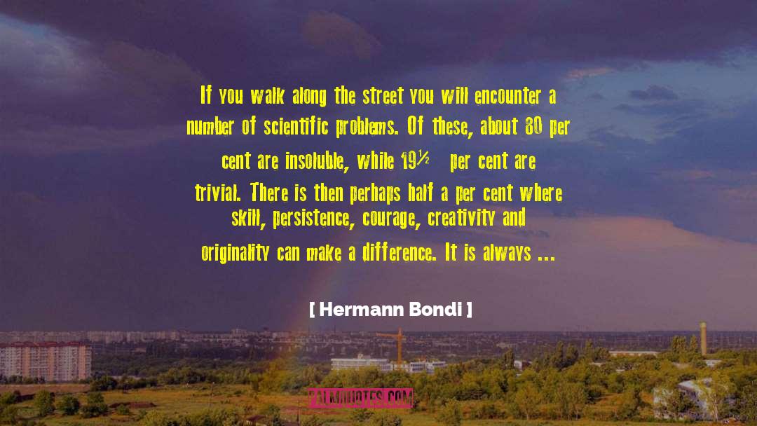 Acts Of Courage quotes by Hermann Bondi