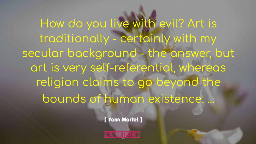 Acts Of Evil quotes by Yann Martel