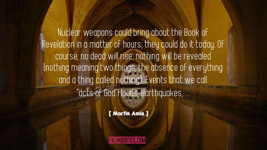 Acts Of God quotes by Martin Amis