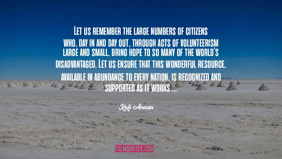 Acts Of Heroism quotes by Kofi Annan