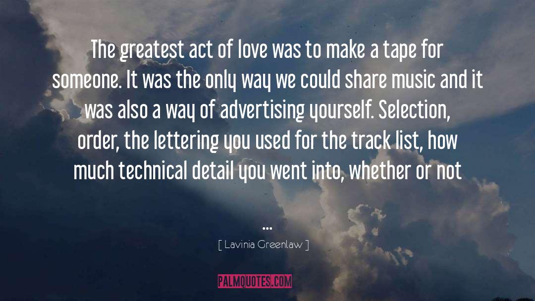 Acts Of Love quotes by Lavinia Greenlaw
