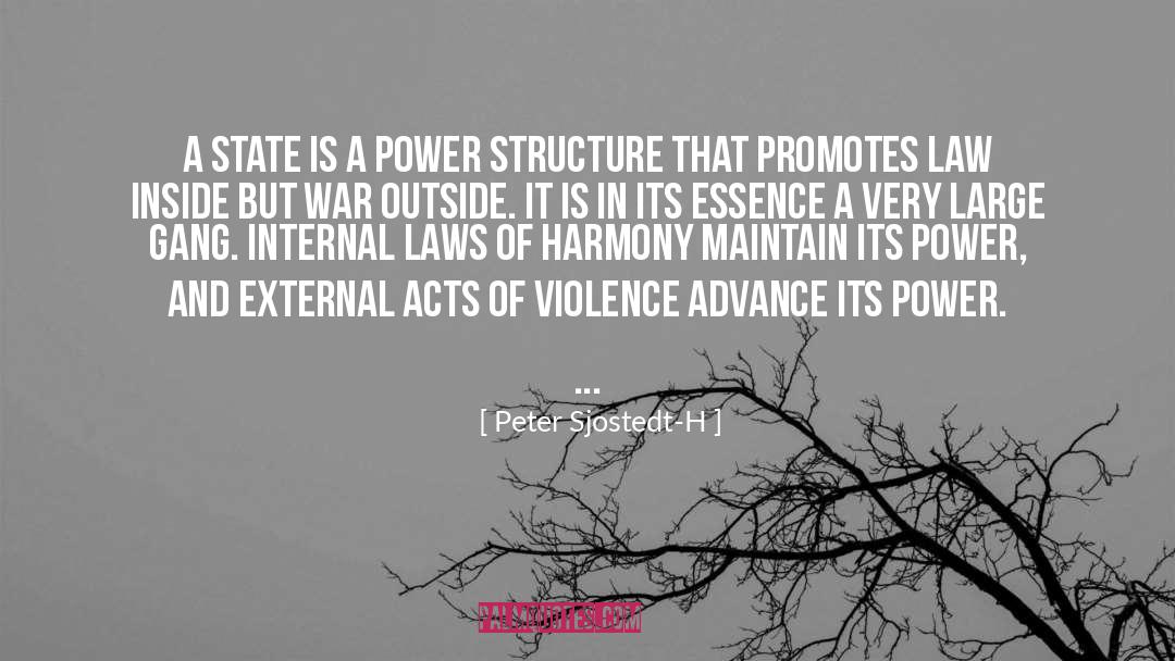 Acts Of Violence quotes by Peter Sjostedt-H