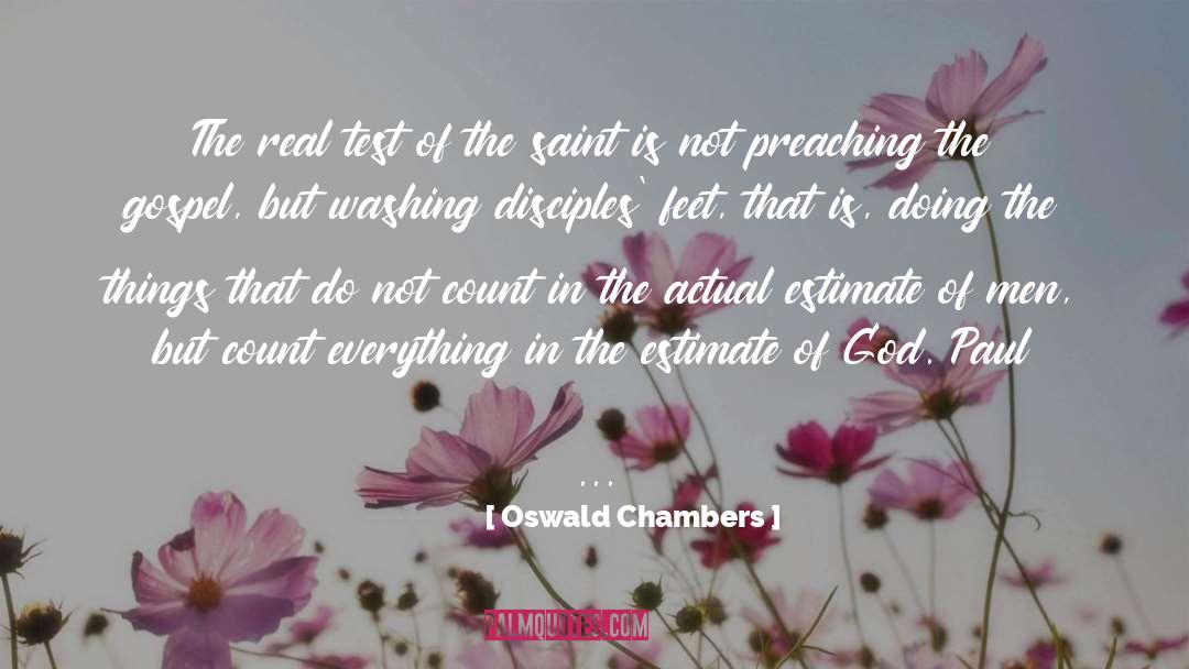 Actual quotes by Oswald Chambers