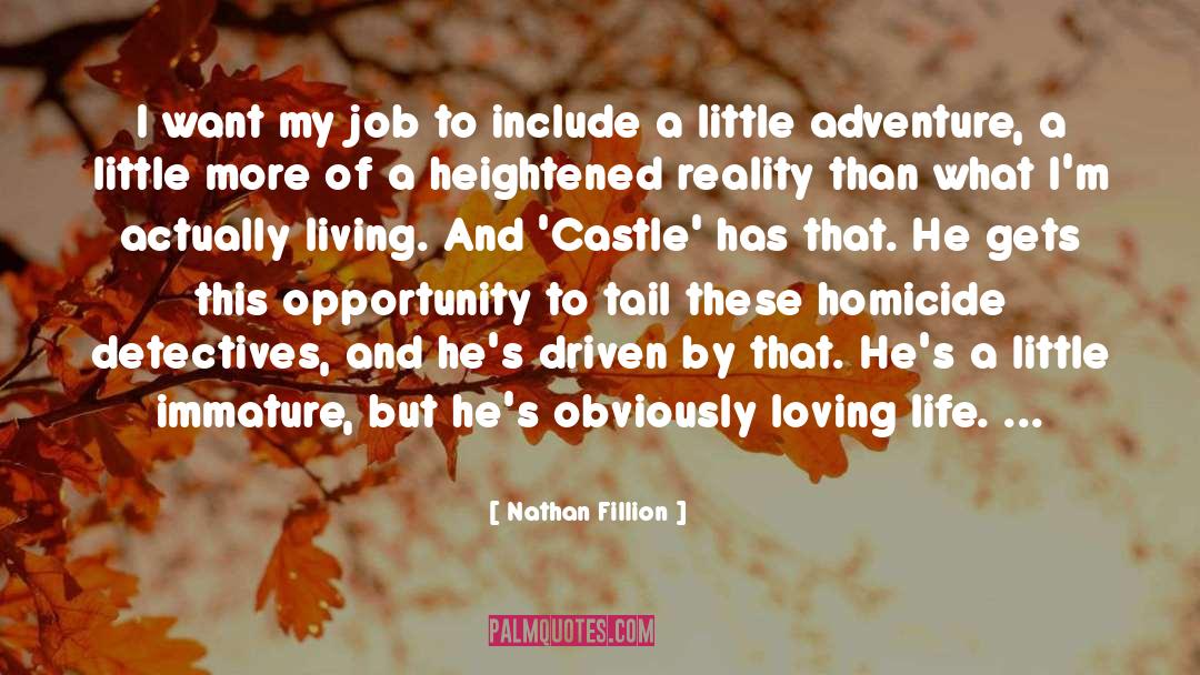 Actually Living quotes by Nathan Fillion