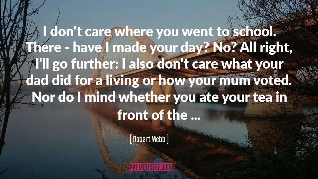 Actually Living quotes by Robert Webb