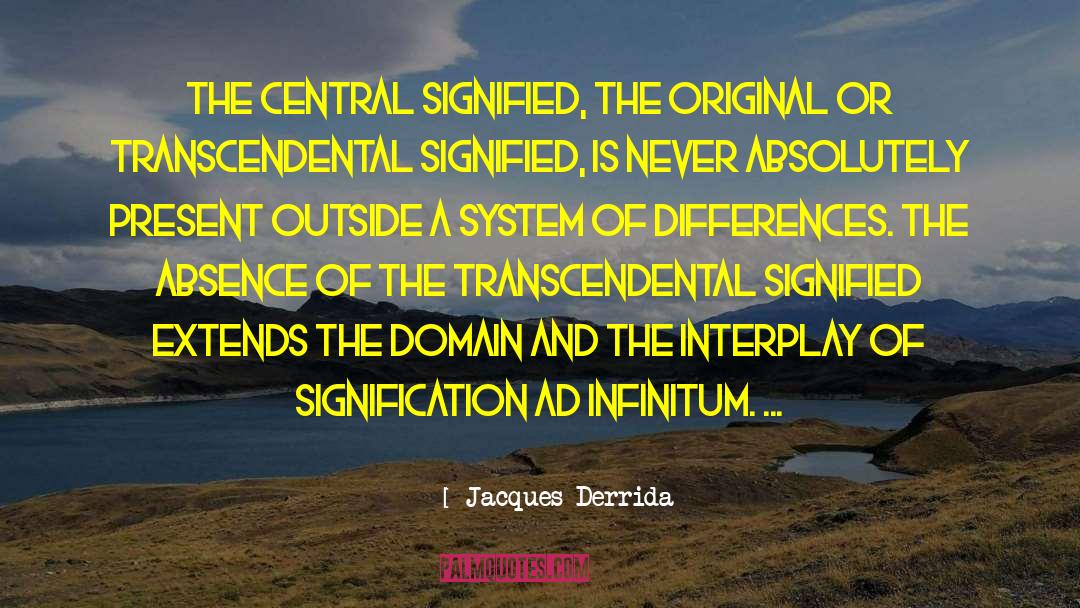 Ad Infinitum quotes by Jacques Derrida