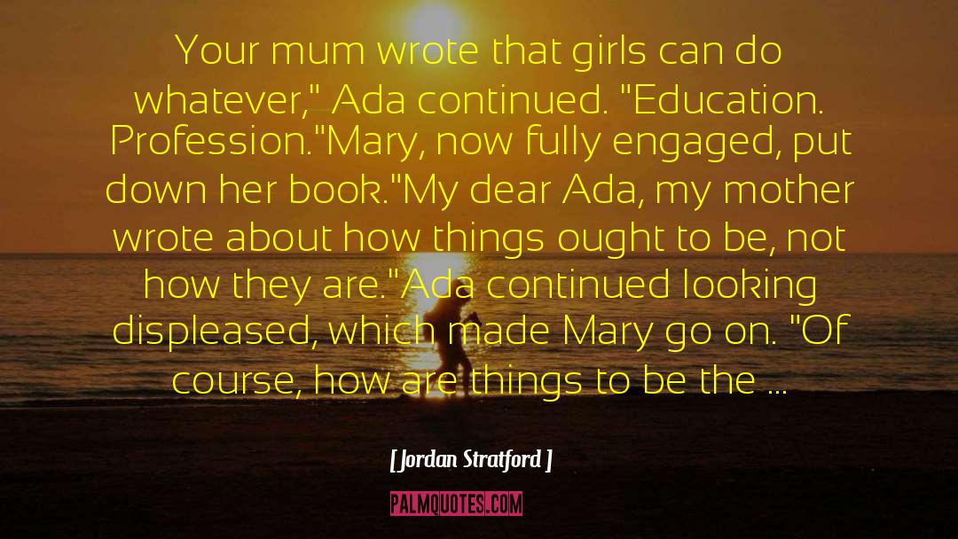 Ada Lovelace quotes by Jordan Stratford
