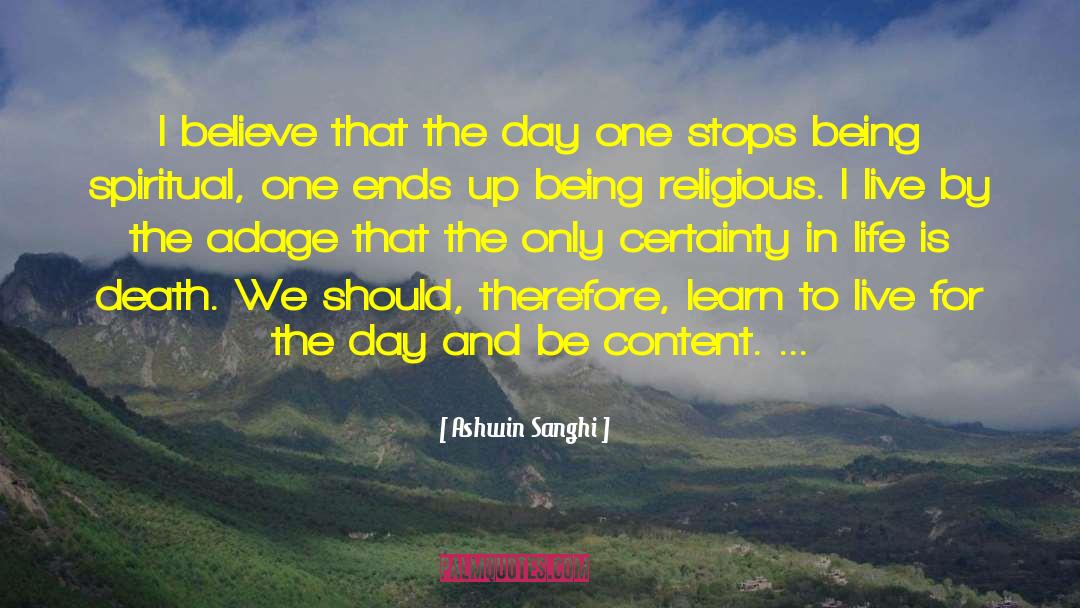 Adage quotes by Ashwin Sanghi