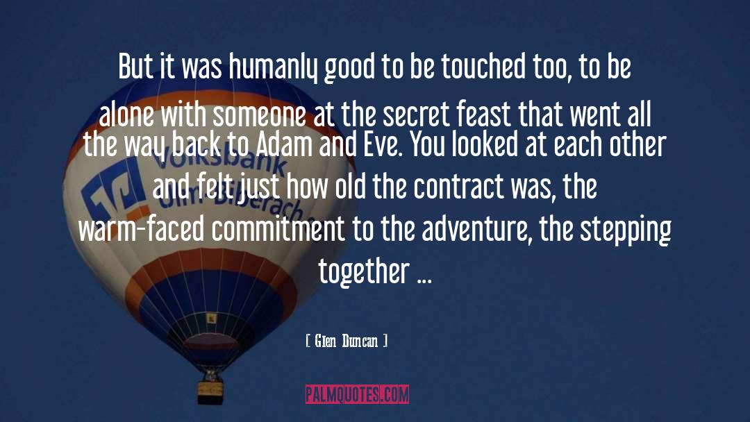 Adam And Eve quotes by Glen Duncan