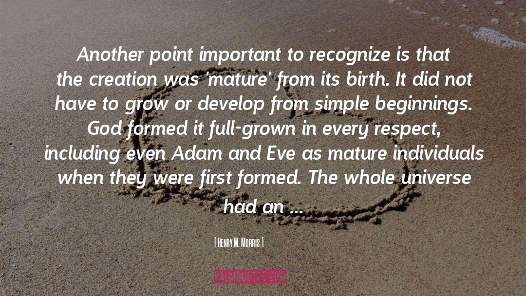 Adam And Eve quotes by Henry M. Morris