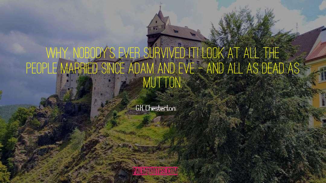 Adam And Eve quotes by G.K. Chesterton