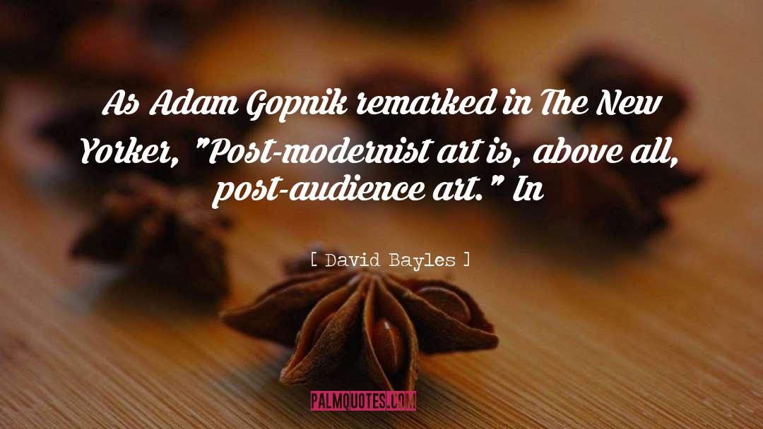 Adam Boswell quotes by David Bayles