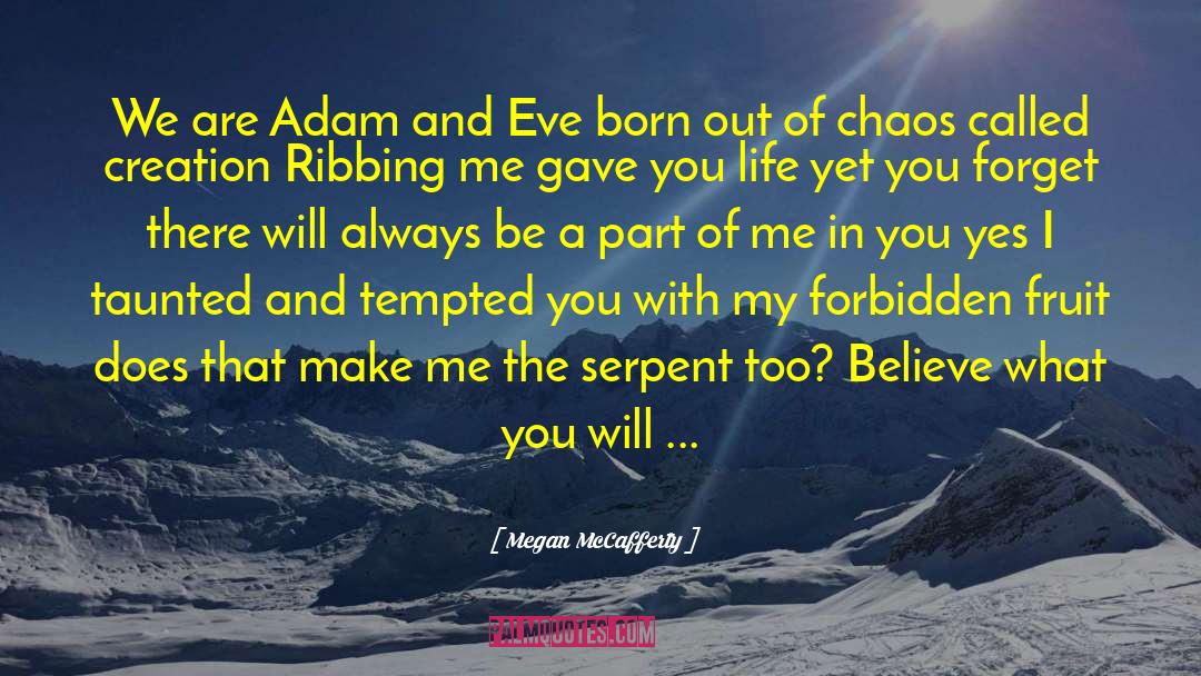 Adam In Paradise Lost quotes by Megan McCafferty