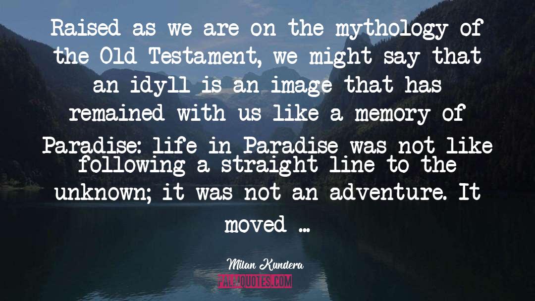 Adam In Paradise Lost quotes by Milan Kundera
